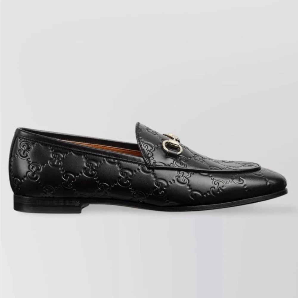 Gucci Jordaan GG Horsebit Flats loafers